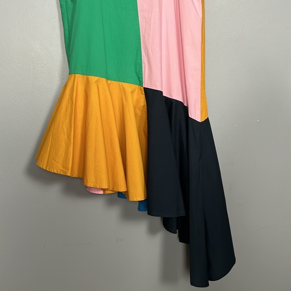 English Factory Midi Colorblock Dress Sz small- gently used - Picture 10 of 16